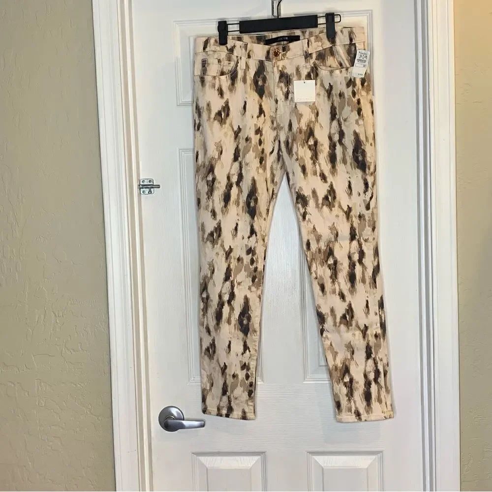 Joes Jeans The High Water Animal Print Joes Wild Collection Size 30